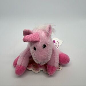Only Hearts Pets ~ Pink Mama Unicorn Mini Plush 3.5" from McDonalds 2010 ~NWT